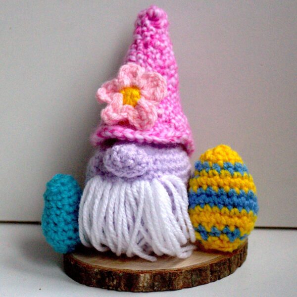 Easter Gnome Crochet pattern PDF Spring Gnome Amigurumi pattern with easter eggs - Image 2